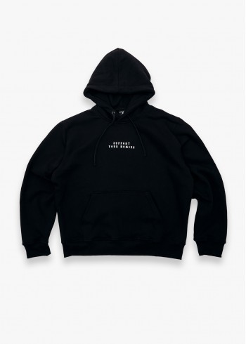 BLUZA Z KAPTUREM BOR SUPPORT CZARNA BORCREW