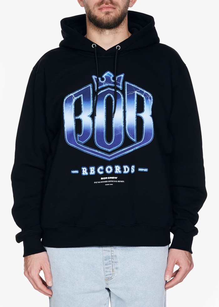 BLUZA Z KAPTUREM BOR RECORDS